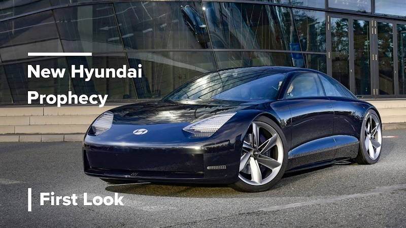 Hyundai Ioniq 6 Electric Sedan with Futuristic and Retro Design